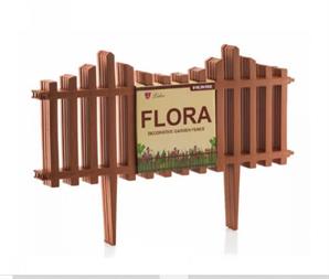 Poliwork Bahçe Çiti 60 cm Kahve N-FBCK