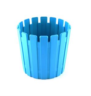 Poliwork Saksı Akasya 17 cm Mavi-Pembe-Mor