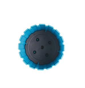 Poliwork Saksı Akasya 17 cm Mavi-Pembe-Mor