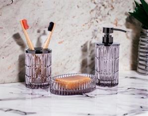 Primanova İrene 3 lü Banyo Set Cam