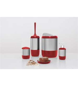 Primanova Lima Çöp Kovası 6 lt Kırmızı