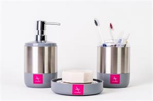 Primanova Lima Gri XL Katı Sabunluk