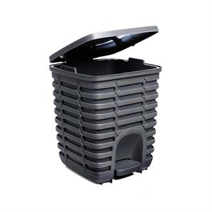 Primanova Palm Pedallı Çöp Kovası - Antrasit Gri