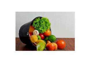 Primanova Saplı Kova Siyah 10 Lt