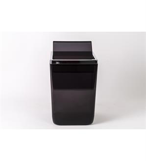 Primanova Toskana Çöp Kovası 6 LT Şeffaf Siyah