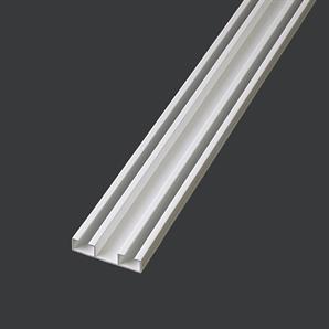 PVC Perde Rayı Korniş 2000 2 Lİ 4 MT