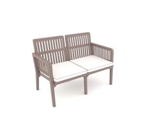 Rainbow Lizbon İkili Oturma Takımı Capuccino