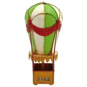 DiğerRetro Metal Hava Balonu 10x23cm