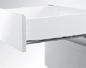 Samet 550 mm Bantlı Metal Ray Set Beyaz