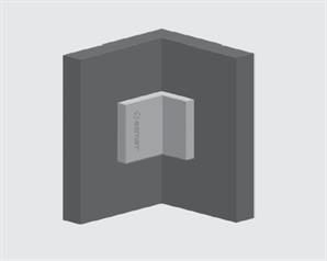 Samet Askı Elemanı L Lüx Eko Beyaz