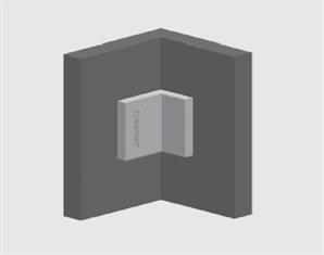 Samet Askı Elemanı L Lüx Eko Metalik Gri