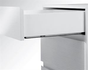 Samet Push Open 400 mm Kısmi Açılım Ray