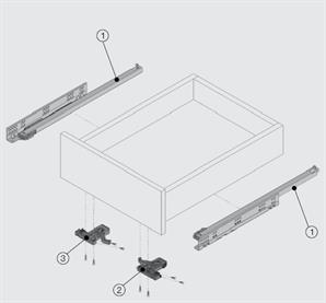 Samet Ultimade Slide 350 mm Kısmi Açılım 