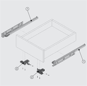Samet Ultimade Slide 450 mm Kısmi Açılım 