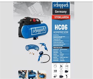 Star Yapı MarketScheppach Hc06 6 Lt Kompresör
