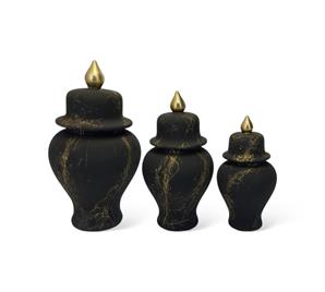Set Küp Siyah 2 li