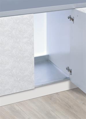 Starax 2276 Aluminyum Eviye Altlığı 100 cm Gri
