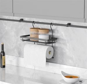 Starax 4604 Havlu Askılı Baharatlık Antrasit