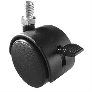 Tekerlek Civatalı F.li Ply.Pls Siyah Çap 50 mm