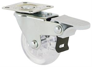 Tekerlek Tablalı F.li Pvc Şeffaf Çap 50 mm