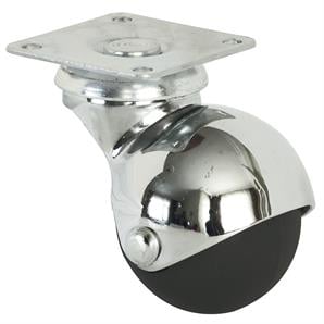 Tekerlek Tablalı Küre Siyah Çap 40 mm