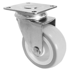 Tekerlek Tablalı Pvc Gri-Beyaz Çap 50 mm