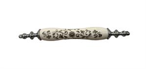 Tomurcuk Porselen Kulp 096 mm Desen 292 Krom Yaldı