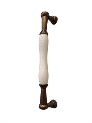 Tomurcuk Porselen Kulp 160 mm Desen Düz  Beyaz