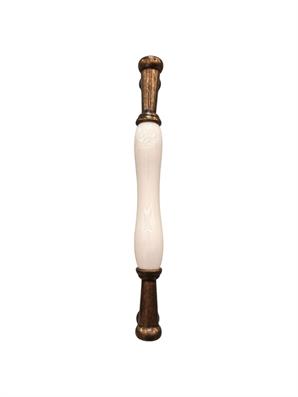 Tomurcuk Porselen Kulp 160 mm Desen Düz  Beyaz