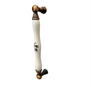 Tomurcuk Porselen Kulp 160 mm f bakır desen yaldız