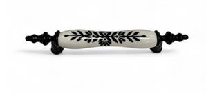 Tomurcuk Porselen Kulp 96 mm Siyah Desen 399 byz