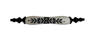 Tomurcuk Porselen Kulp 96 mm Siyah Desen 399 byz