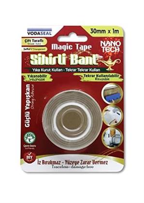 Vodapol Nano Sihirli Bant 19mm*1 MT Şeffaf