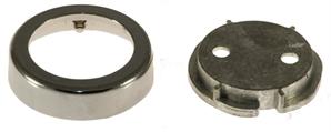 Yuvarlak Kapaklı Metal Flanş Krom