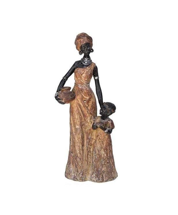 Afrikalı Kadın Biblo 14x35 cm