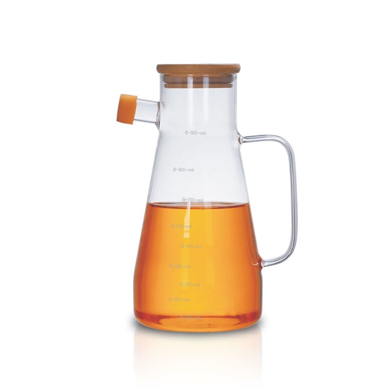 DiğerAhşap Kapaklı Cam Yağdanlık 900ml
