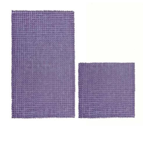 Amara Banyo Paspası 2Li Mürdüm