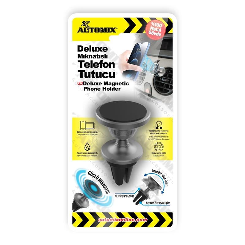 AutomixAutomix Deluxe Mıknatıslı Telefon Tutucu