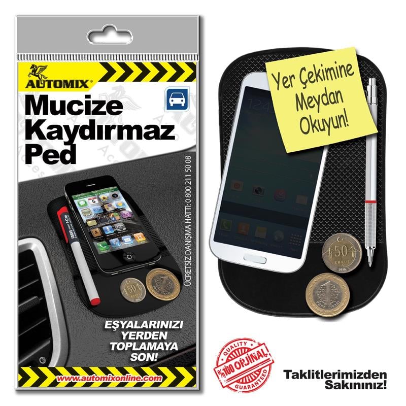 Automix Mucize Kaydirmaz Ped Siyah