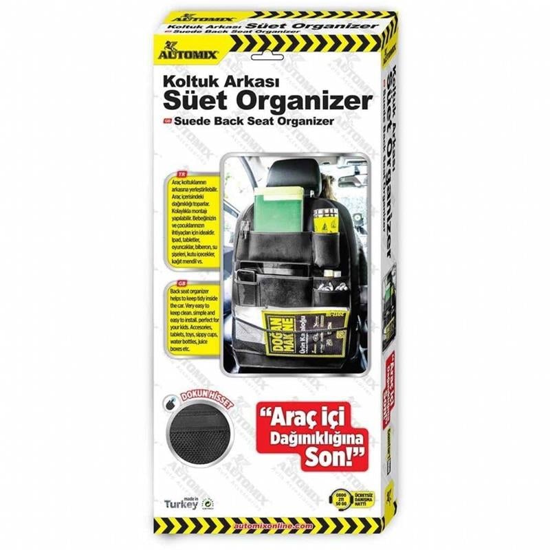 Automix Süet Organizer Siyah
