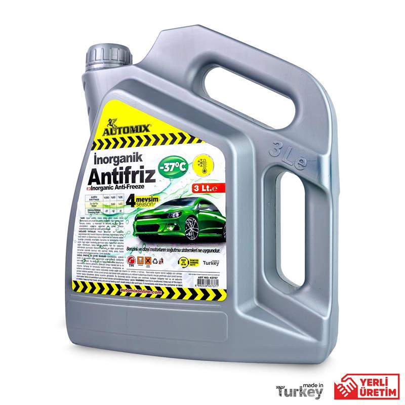 Automix Yeşil Antifriz -37° İnorganik 3 Lt