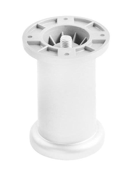 Ayak Plastik Jumbo Q50 8 cm Krom Beyaz