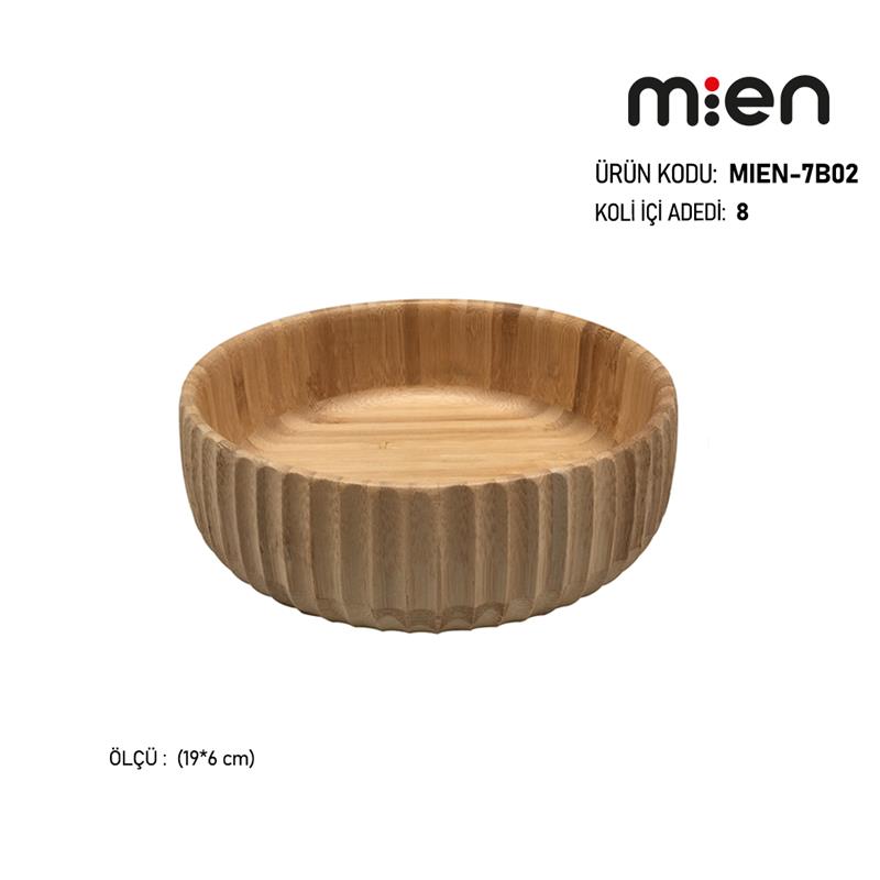 DiğerBambu Oyuk Kase 19 cm