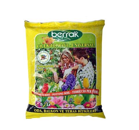 Berrak 5 Lt Kullanıma Hazır Torf Toprak