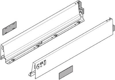 BLUMBlum TDBX Antaro Çekmece Yanı 30 cm Sağ Sol Gri