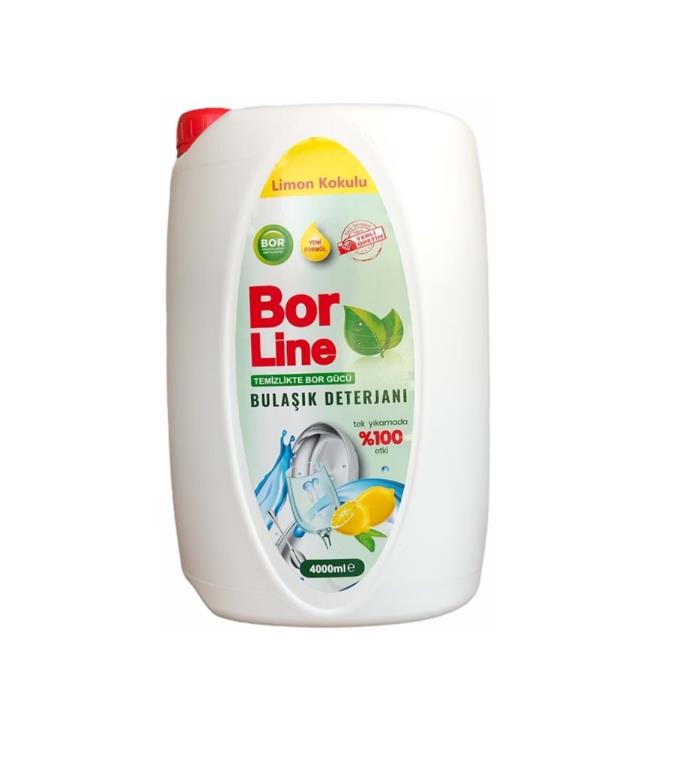 Borline Sıvı Bulaşık Deterjanı Limon 4000 ML