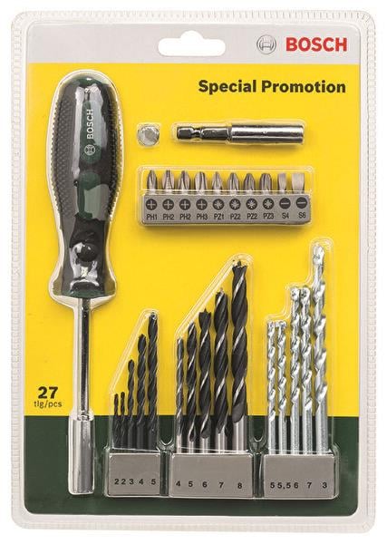 Bosch 27 Parça Delme Vidalama Set