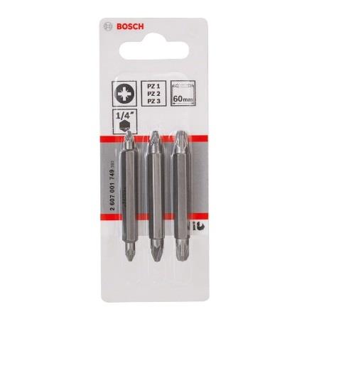 BOSCHBosch Bits Uç Seti Çift Taraflı Pz1 Pz2 Pz3 60mm