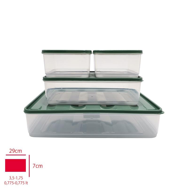 DiğerÇankaya Saklama Kabı Bella 4 lü Set