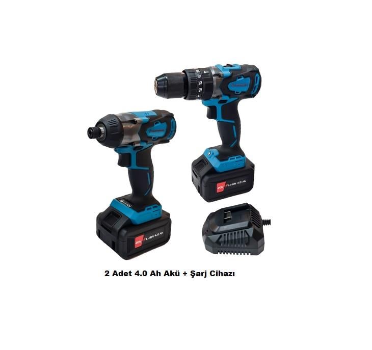 CATPOWERCatpower Vidalama Ve Torklu Set 2ad 4Ah Akü Şarj C